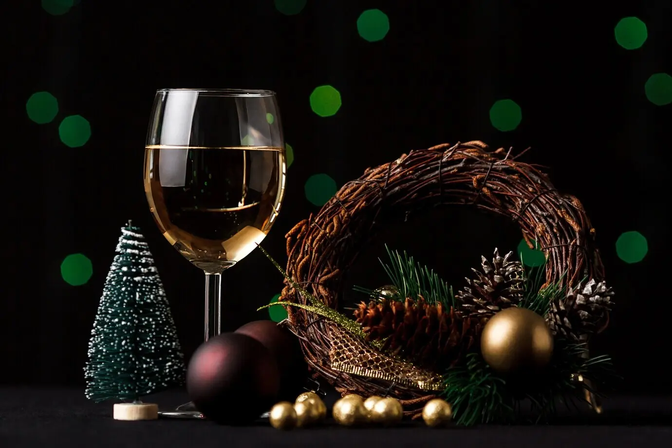 Décoration de Noël. Arrière-plan de lumières floues.